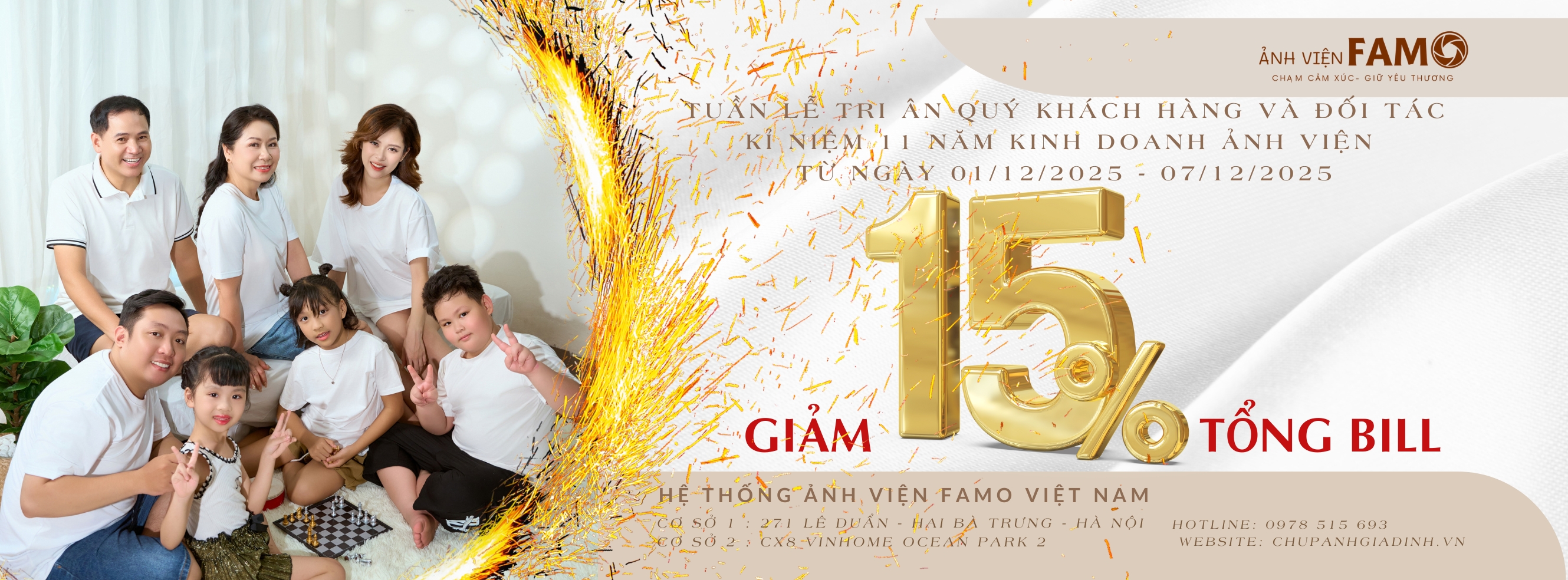 CHƯƠNG TRÌNH TRI ÂN KHÁCH HÀNG ẢNH VIỆN FAMO 2025